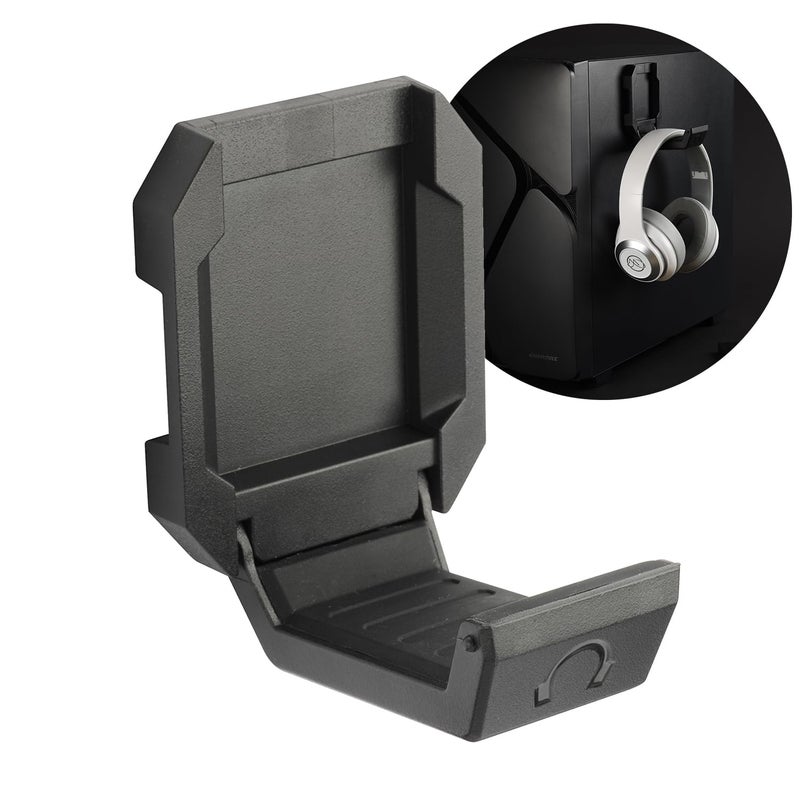 Enermax Magnetic Mounting Headset Holder with Metal Protection Foam, Provides up to 1 kg/2.2 lbs, Compatible with Computer/Gaming Headsets, Headphone of all Shapes and Sizes, EHB001 - Image 1